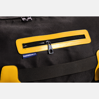 حقيبة دافل تيتان - أسود وأصفر